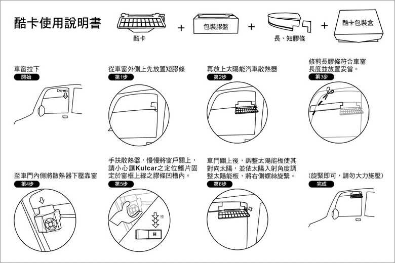 Kulcar 太陽能汽車散熱器