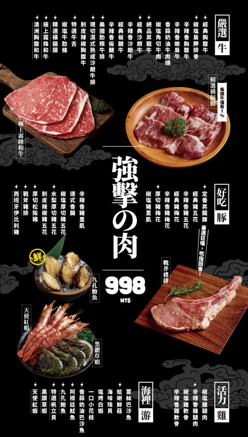 肉次方菜單