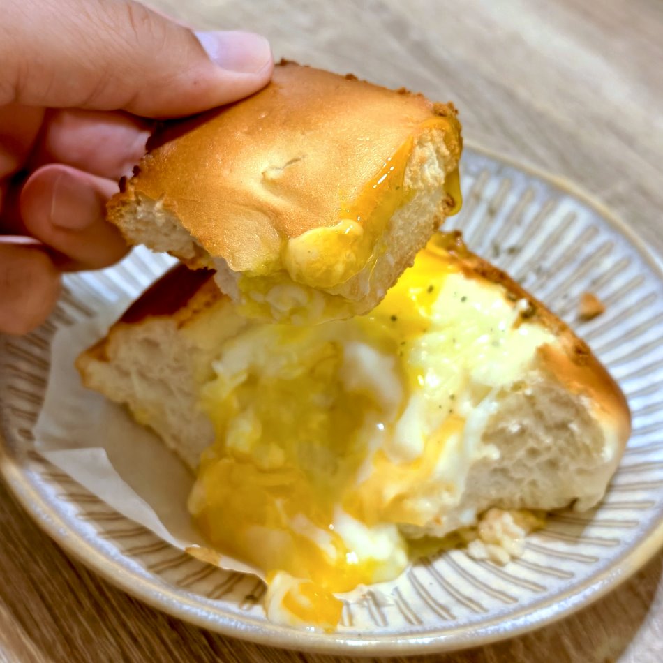 氣炸饅頭起司蛋做法